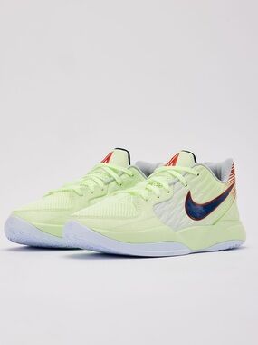 Nike Ja 2 Grade-School Kids Sneaker, 4, Neon Lime